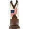 Durango Kids Western Boot, 5.5 M, Leather, 8 in H, Bay Brown/White DBT0234Y - alternate 4